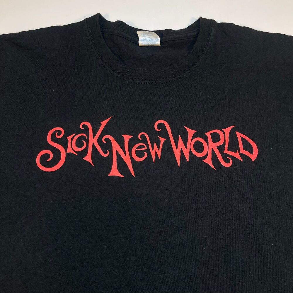 Rare SICK NEW WORLD System of a Down Korn STAFF Concert Tour Staff T SHIRT XL